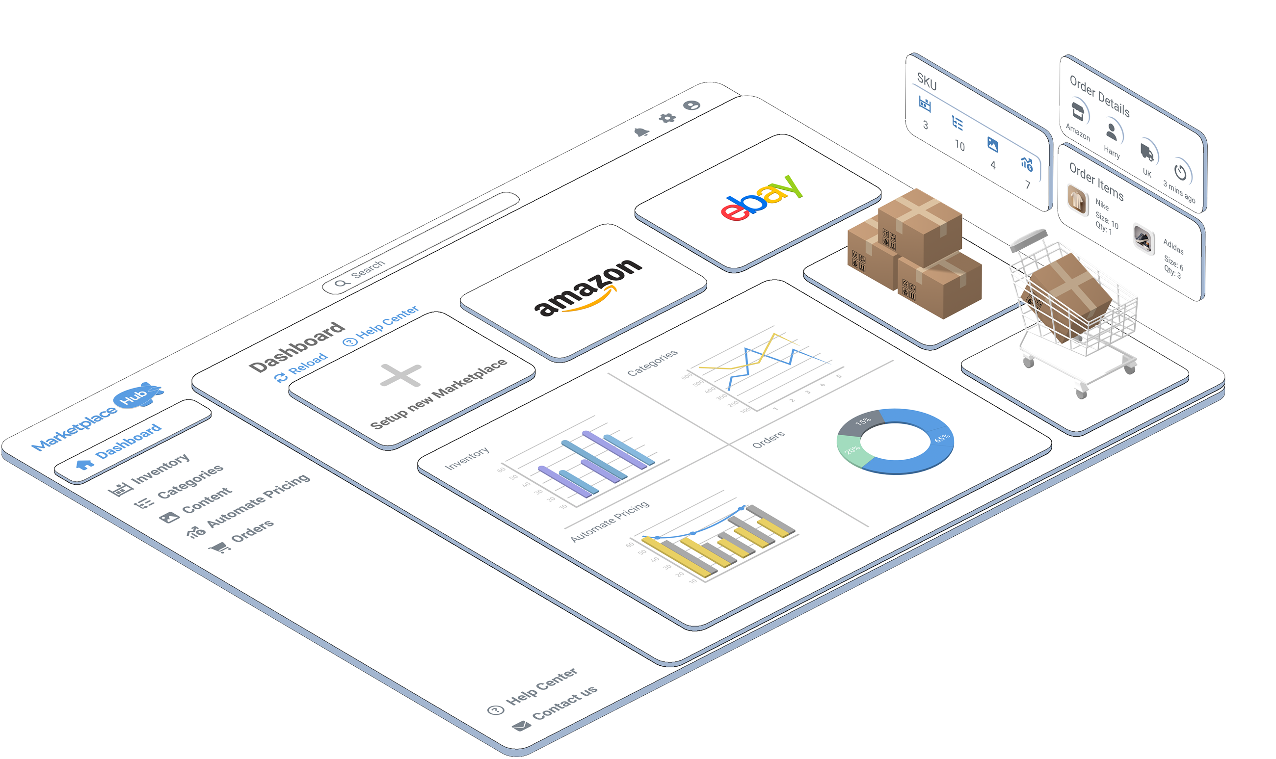 MarketplaceHub App Screen